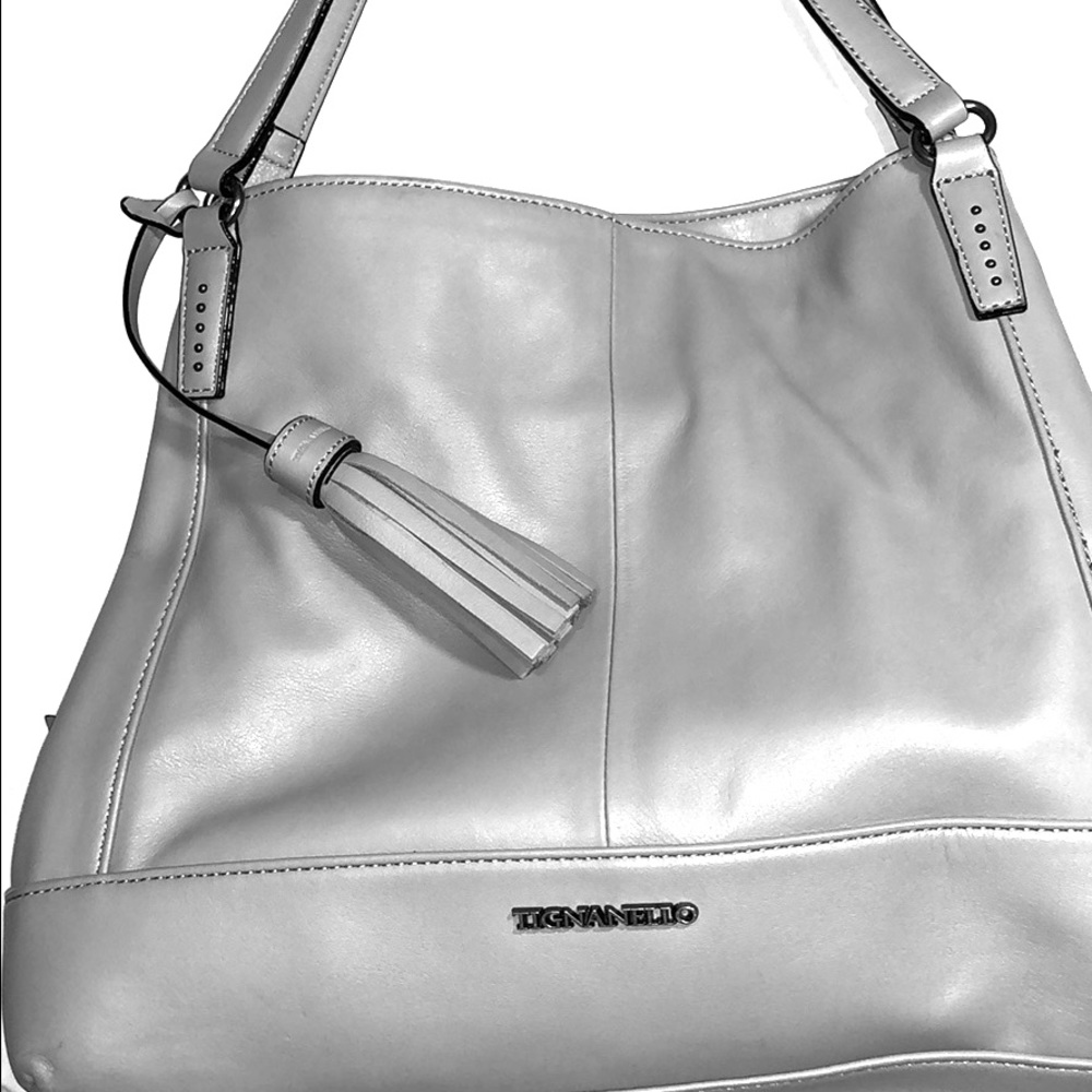 EUC Tignanello Grey Handbag- Urban Casual Shopper